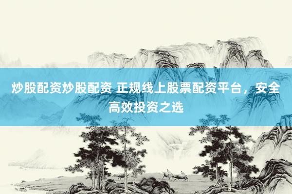 炒股配资炒股配资 正规线上股票配资平台，安全高效投资之选